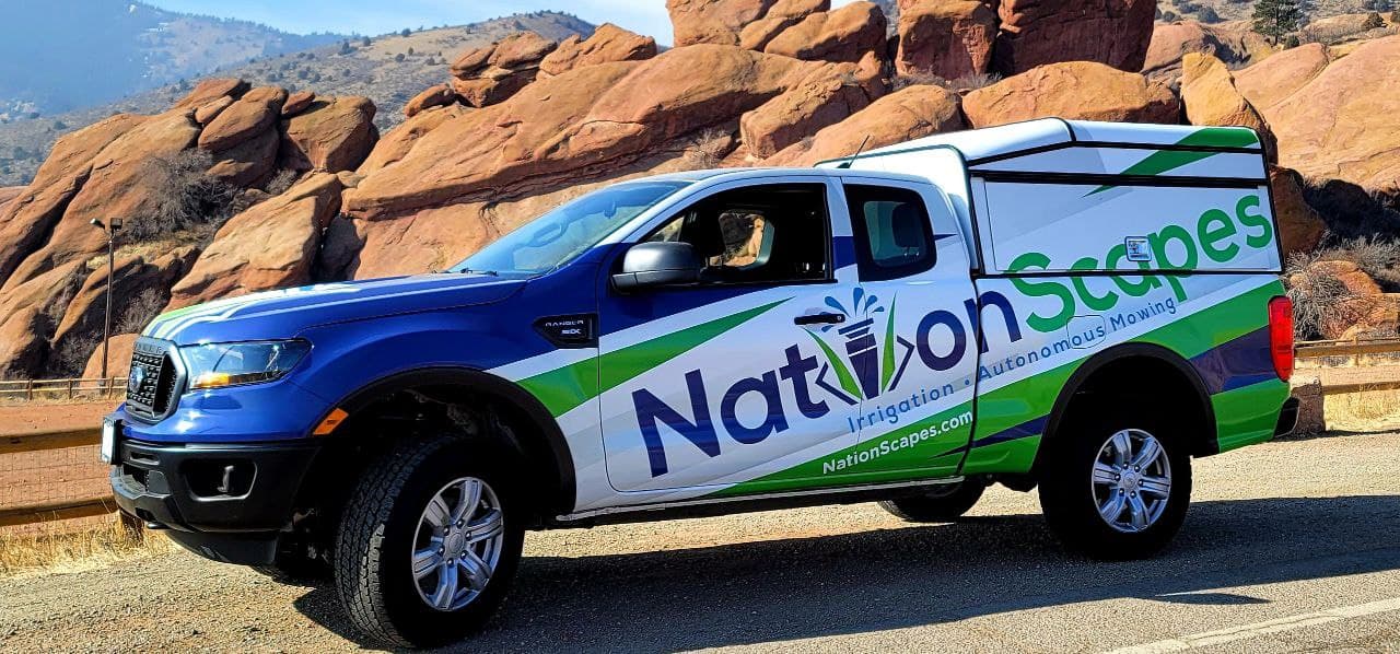 NationScapes fleet serving Denver metro irrigation and lawn routes